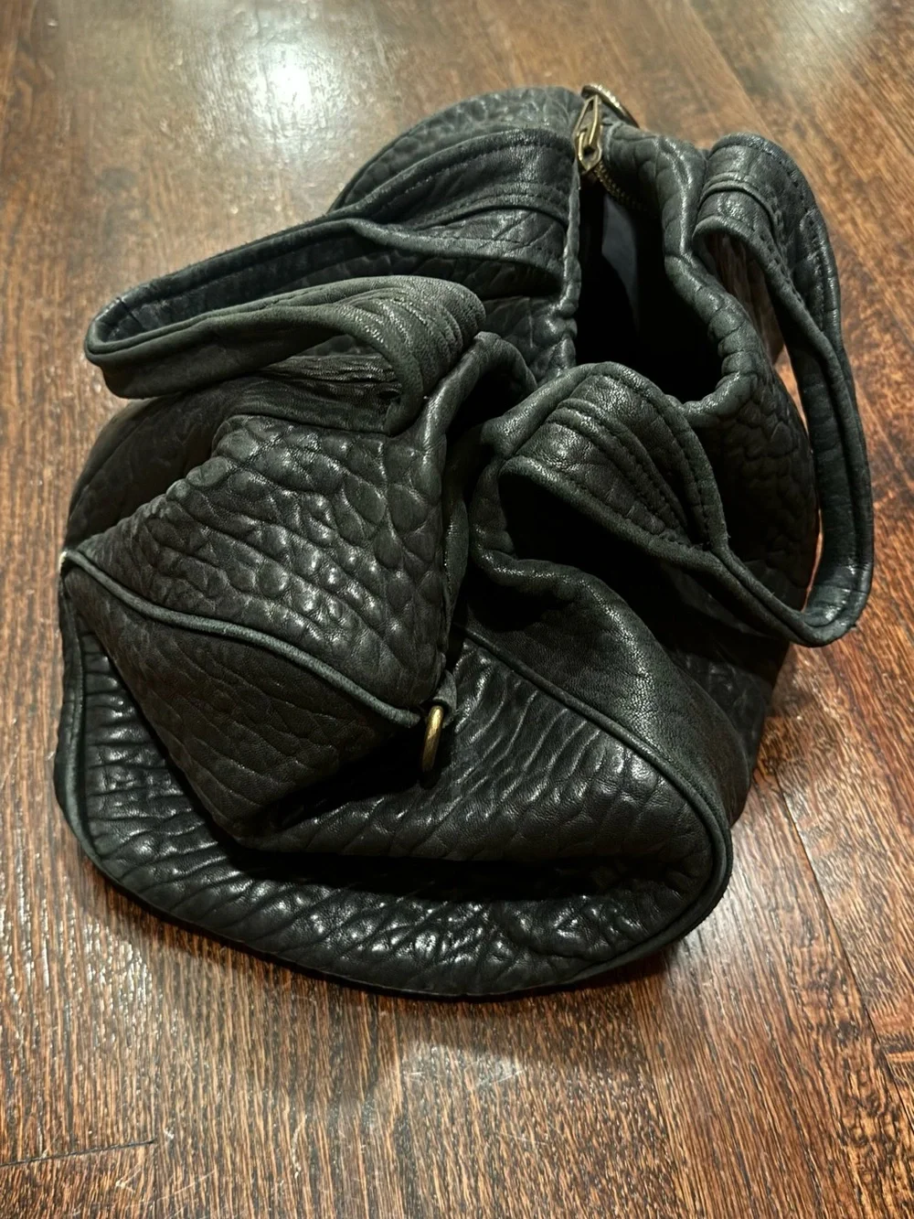 Alexander Wang black pebbled